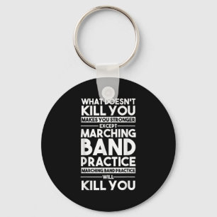 What Doesn't Kill You Makes U Stronger Except Marc Keychain