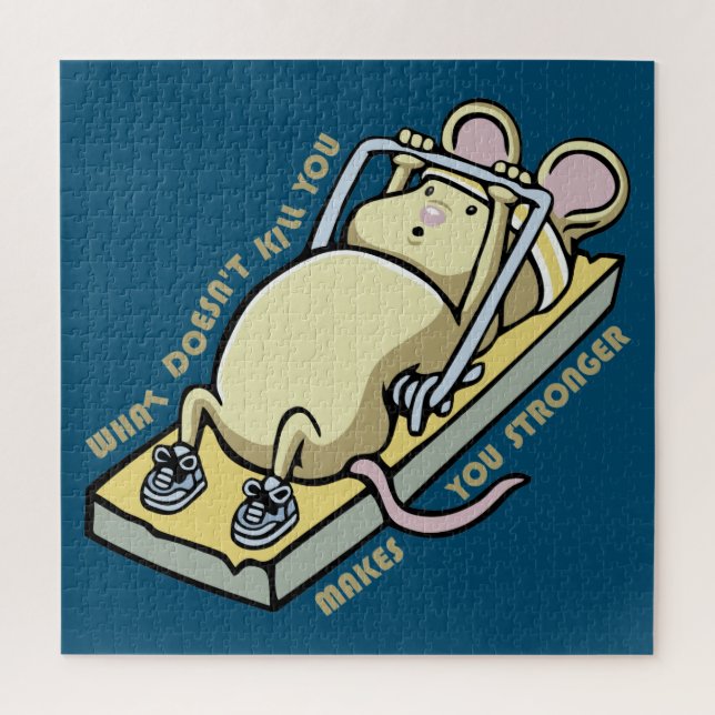 What doesn't kill you makes you stronger jigsaw puzzle (Vertical)