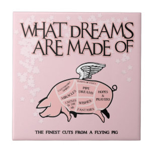 What Dreams Are Made Of - Flying Pig Cuts Tile