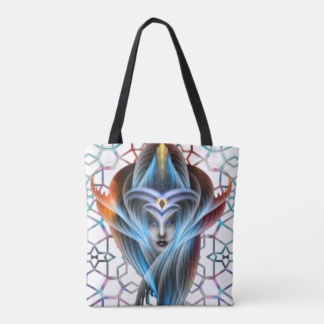 What Dreams Are Made Of GeomatCLR Tote Bag (Back)