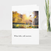 What Falls, Still Matters