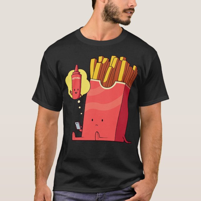What French Fries Dream About T-Shirt (Front)