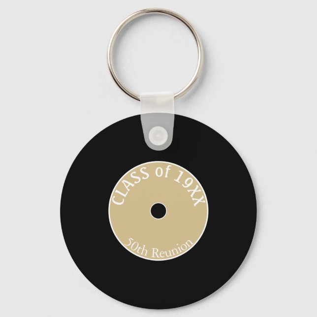 What Fun! Custom Class reunion favour keychains (Front)