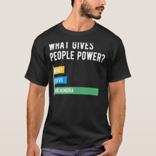 What Gives People Power Mitochondria  Science T-Shirt