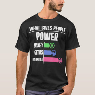What gives people power money status mitochondria  T-Shirt