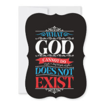 What God Cannot Do Does Not Exist