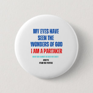 What God Cannot Do Does Not Exist Nsppd - Witness  2 Inch Round Button