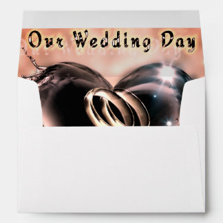 What God Has Put Together Pink and Silver Wedding Envelope
