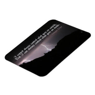 What Goes On Inspirational Photo Magnet
