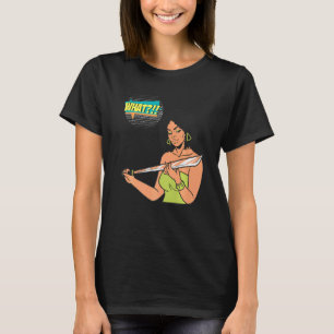 What Halloween Melanin Brown Skin Women Queen Girl T-Shirt