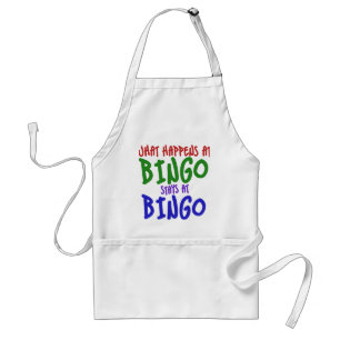 What happens at bingo stays at bingo standard apron