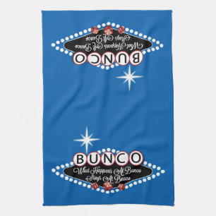 What Happens At Bunco Stays At Bunco Fun Kitchen Towel