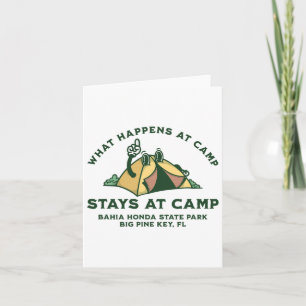 What Happens At Camp Card