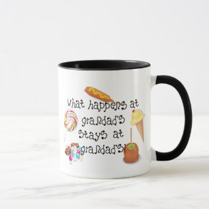 What Happens at Grandad's STAYS at Grandad's Mug