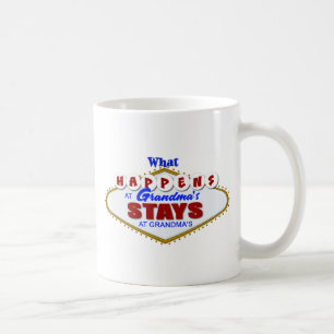 What happens at Grandma's stays at Grandma's. Coffee Mug