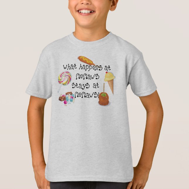 What Happens at Memaw's STAYS at Memaw's T-Shirt (Front)
