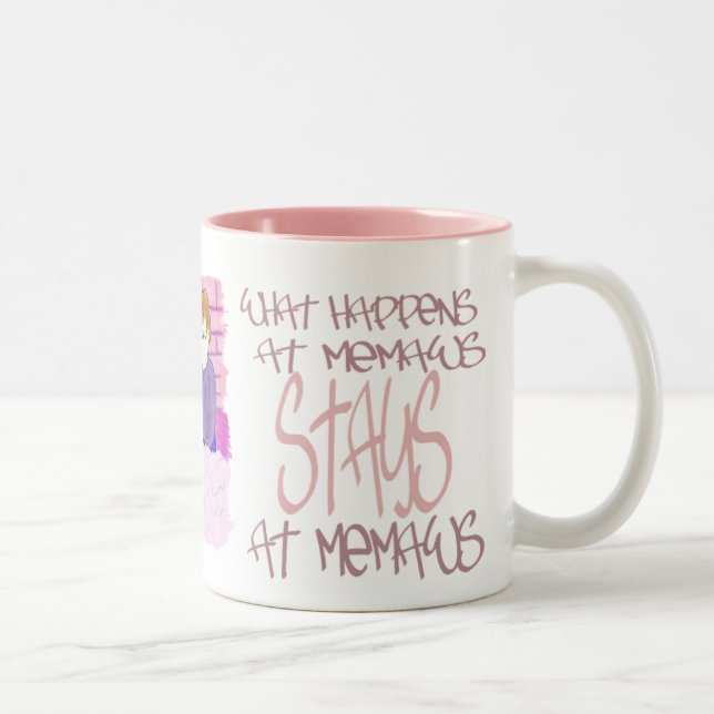 What Happens At Memaws Two-Tone Coffee Mug (Right)