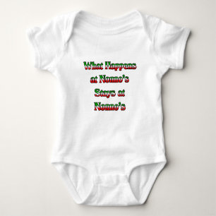 What Happens at Nonno's Stays At Nonno's Baby Bodysuit