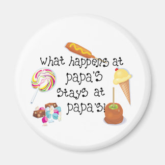 What Happens at Papa's STAYS at Papa's! Magnet