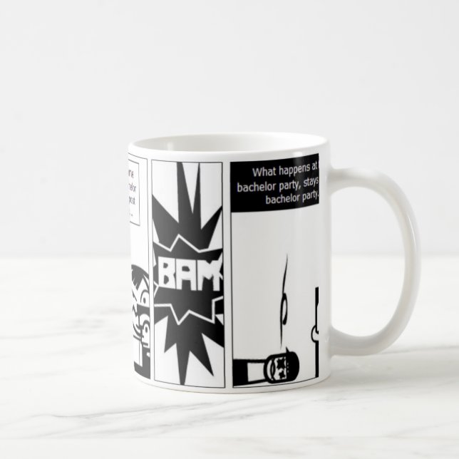 What happens at the bachelor party... coffee mug (Right)