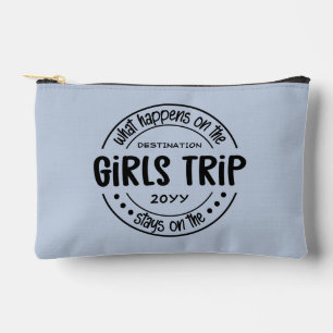 What happens on Girls Trip Girls Weekend Custom Accessory Pouch