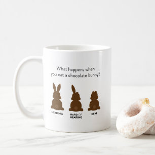 What happens when you eat a chocolate bunny? Mug