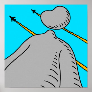 What I feel beyond the blue sky. Poster