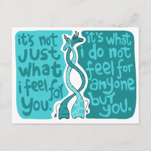 What I feel Postcard