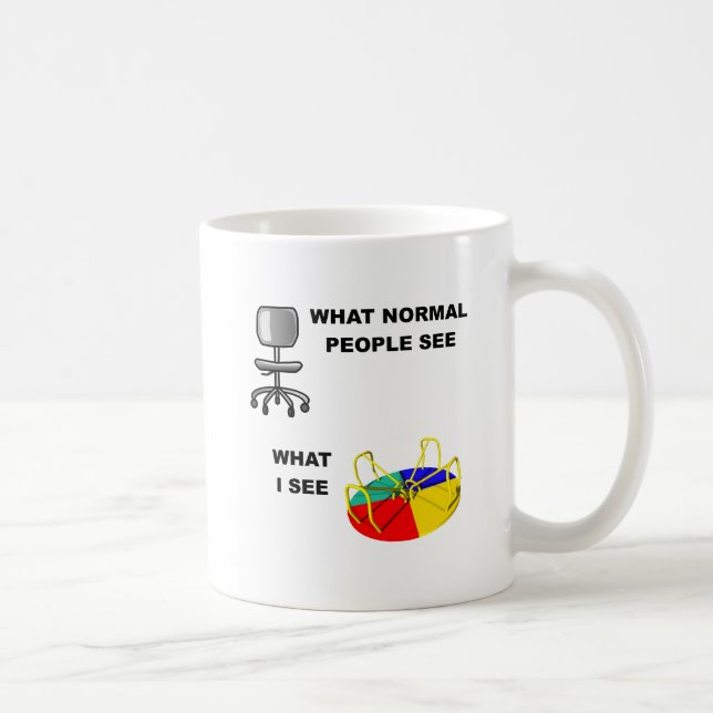 What I See Funny Mug (Right)