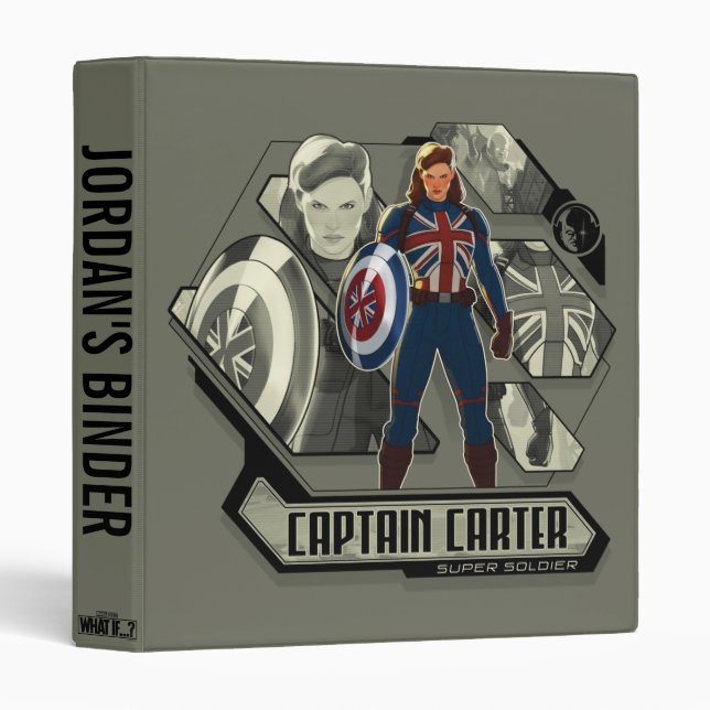 What If…? | Captain Carter Super Soldier Binder (Front/Spine)