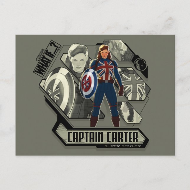 What If…? | Captain Carter Super Soldier Postcard (Front)