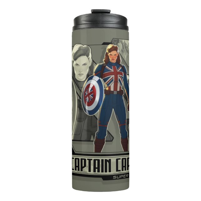 What If…? | Captain Carter Super Soldier Thermal Tumbler (Front)