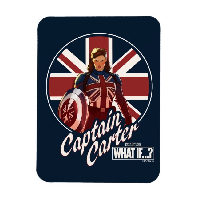 What If…? | Captain Carter Union Jack Magnet (Vertical)