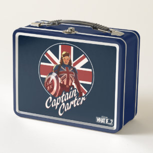 What If…? Captain Carter Union Jack Metal Lunch Box