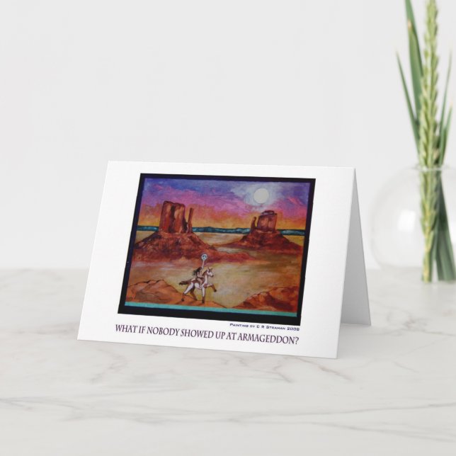 What if Nobody Showed Up at Armageddon? Card (Front)