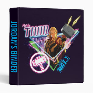 What If…? Party Thor Neon Graphic Binder