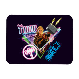 What If…? Party Thor Neon Graphic Magnet