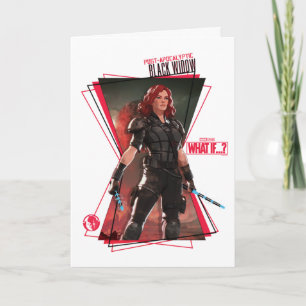 What If…? Post-Apocalyptic Black Widow Hourglass Card