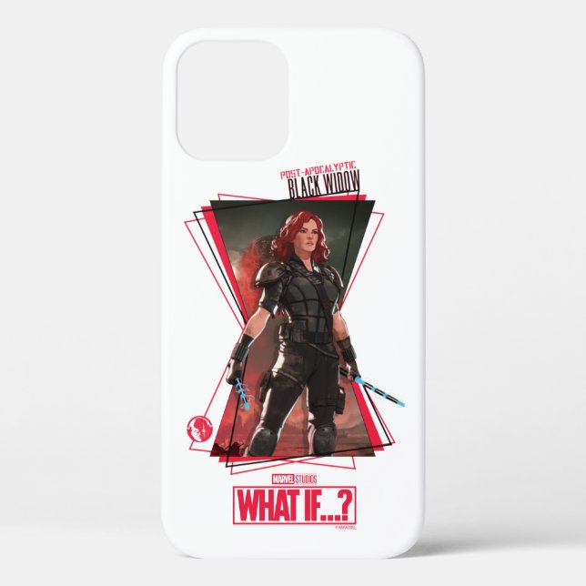 What If…? | Post-Apocalyptic Black Widow Hourglass Case-Mate iPhone Case (Back)