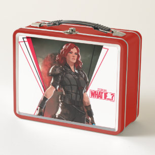 What If…? Post-Apocalyptic Black Widow Hourglass Metal Lunch Box