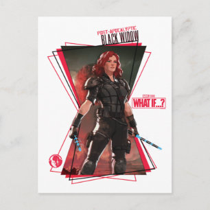 What If…? Post-Apocalyptic Black Widow Hourglass Postcard