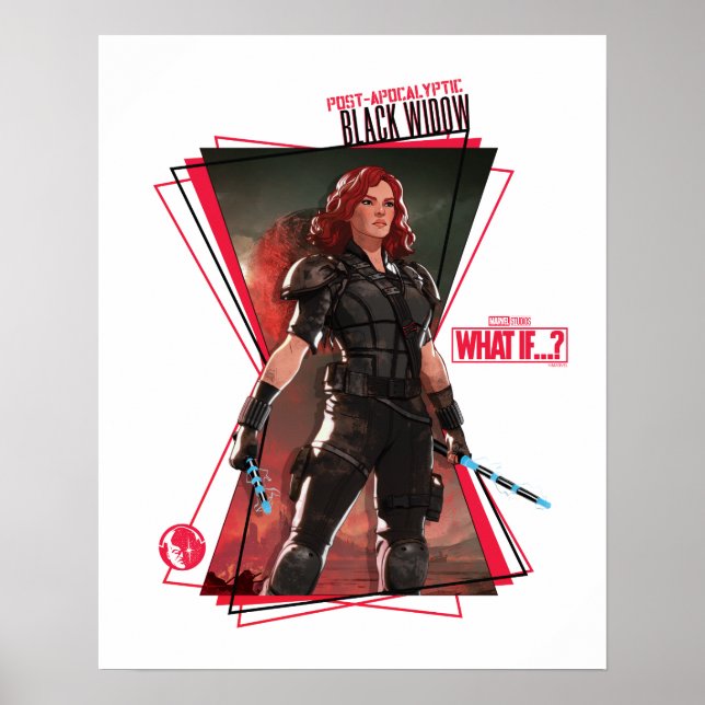 What If…? | Post-Apocalyptic Black Widow Hourglass Poster (Front)