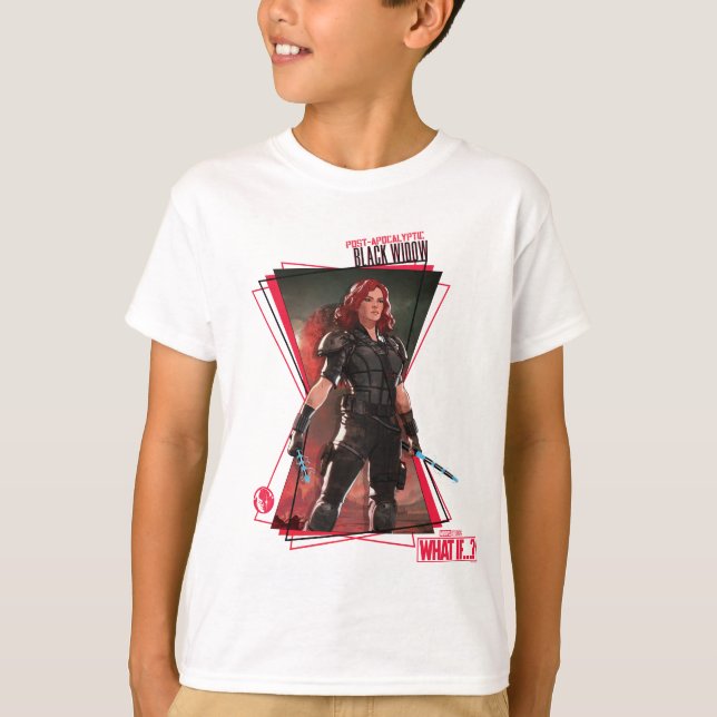 What If…? | Post-Apocalyptic Black Widow Hourglass T-Shirt (Front)