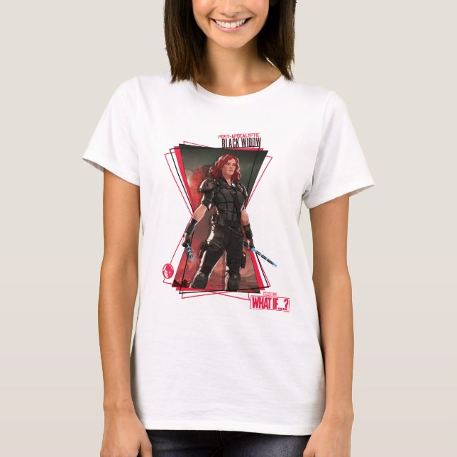 What If…? | Post-Apocalyptic Black Widow Hourglass T-Shirt (Front)