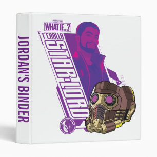 What If…?   T'Challa Star-Lord Character Graphic Binder