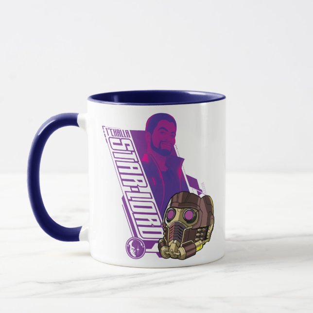 What If…? | T'Challa Star-Lord Character Graphic Mug (Left)