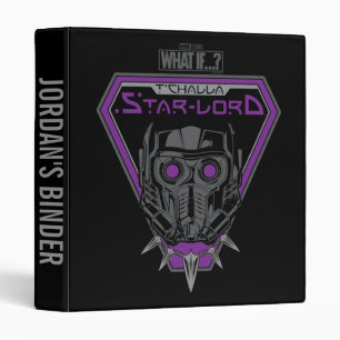 What If…?   T'Challa Star-Lord Helmet Graphic Binder