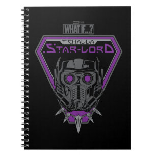 What If…?   T'Challa Star-Lord Helmet Graphic Notebook