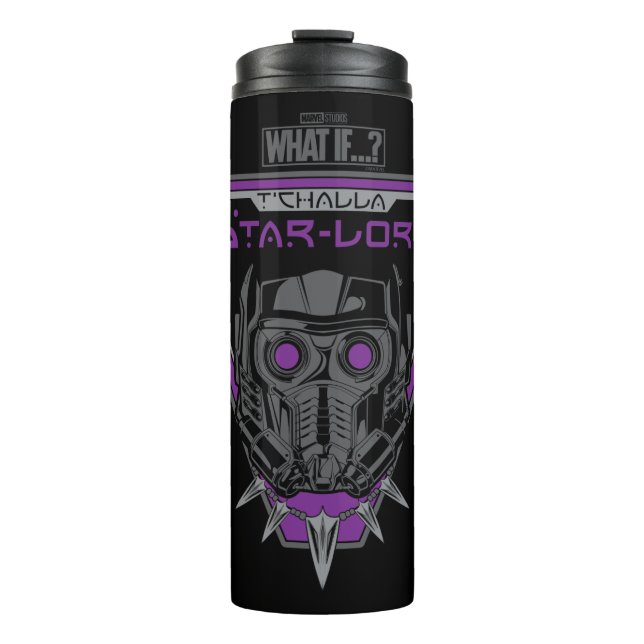 What If…? | T'Challa Star-Lord Helmet Graphic Thermal Tumbler (Front)