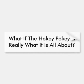 What If The Hokey Pokey IsReally What It Is All... Bumper Sticker